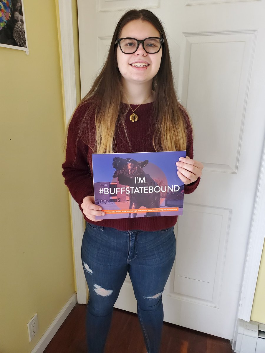 miamazza1's tweet photo. Victoria heard from another college today! She has so many options to choose from. So proud of her. #BuffStateBound https://t.co/jC9rIerUvs