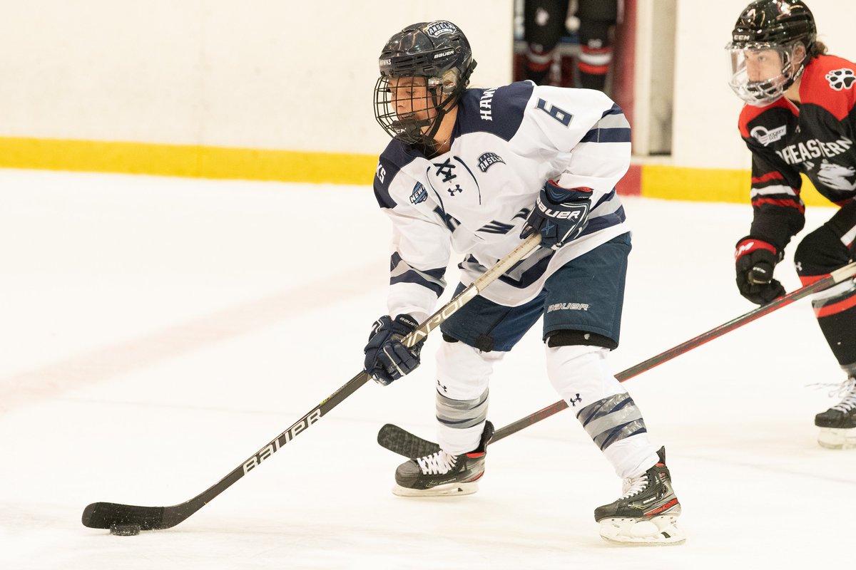 The <a href="/STAWomensHockey/">Saint Anselm Women’s Ice Hockey</a> squad fell in overtime to LIU, 3-2. Senior captain Erin Meyers netted two goals in the second period for the Hawks - RECAP: saintanselmhawks.com/news/2021/11/2…
