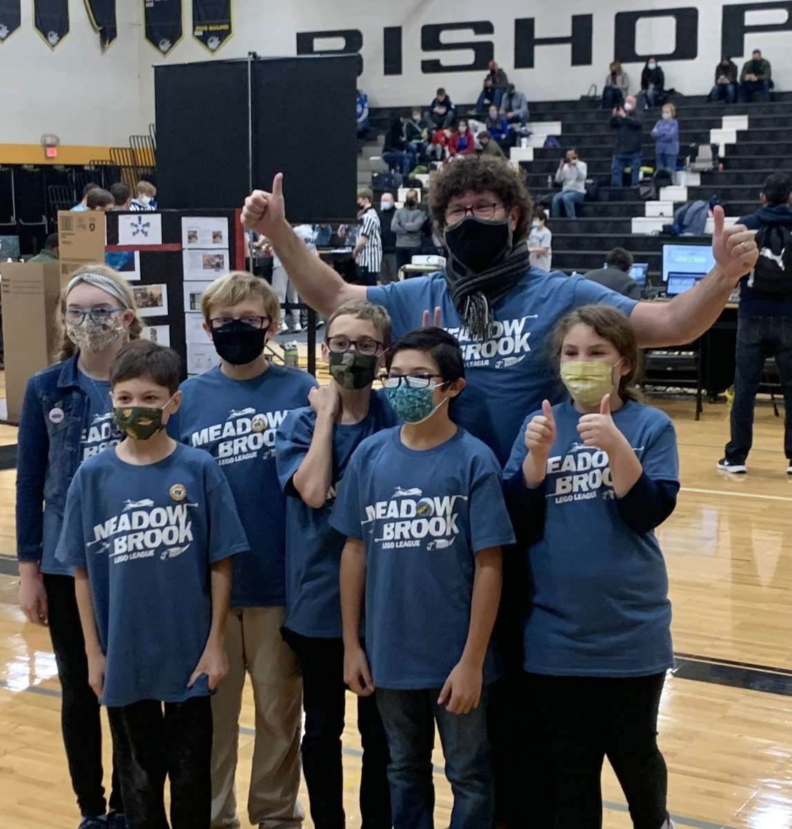 Way to go Meadow Brook First Lego League teams and coaches! It’s been so fun to watch you persevere and grow together! Great job today and most importantly you had a blast with each other! We’re all so proud of you! <a href="/ThinkMBE/">ThinkMBE</a> <a href="/rochcommschools/">Rochester Community Schools</a> <a href="/firstlegoleague/">FIRST LEGO League</a>