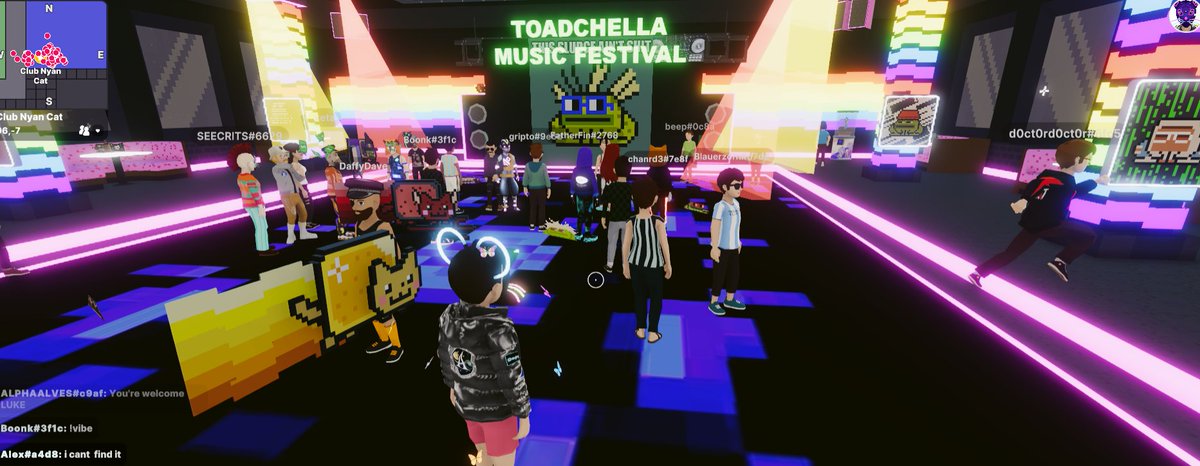 PRguitarman's tweet photo. Doors opening soon for Toadchella by @cryptoadzNFT ! Party's about to start
https://t.co/3toFhrbcs6 https://t.co/5Q1ucZb03H