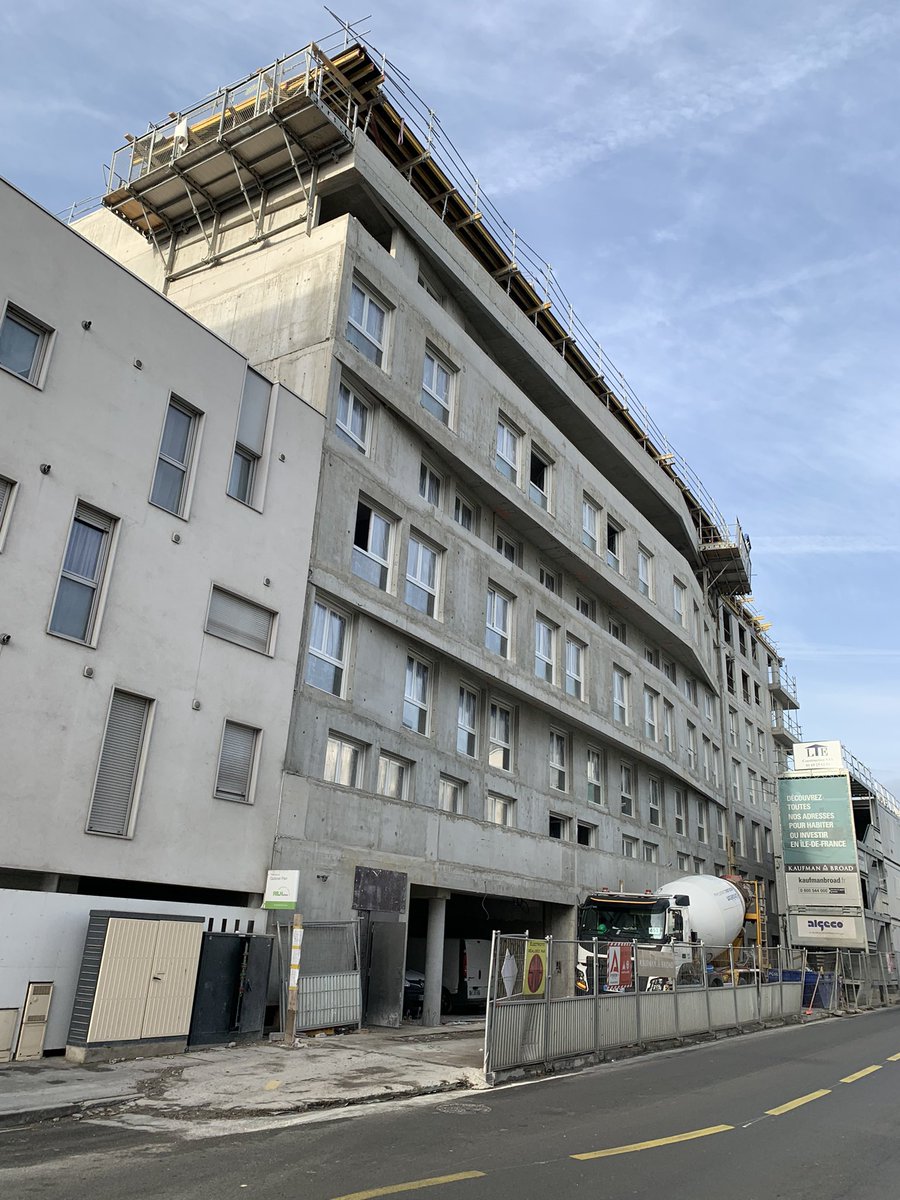 PatrickHArchit1's tweet photo. Carré Seine Bezons.                                  MO Kaufman &amp; Broad.                               Work in progress https://t.co/3wwFw2ObSg