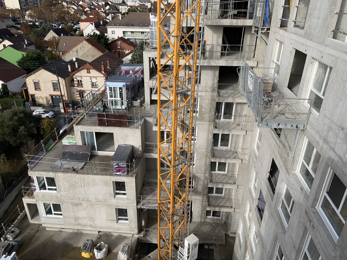 PatrickHArchit1's tweet photo. Carré Seine Bezons.                                  MO Kaufman &amp; Broad.                               Work in progress https://t.co/3wwFw2ObSg