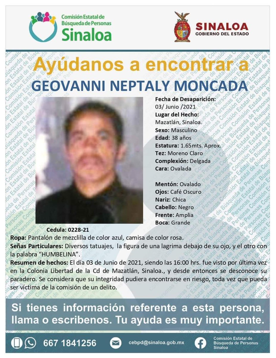 CBP_Colima's tweet photo. ¡Ayudanos a encontrarlo! 
#BúsquedaColima https://t.co/p4y28MeuXj