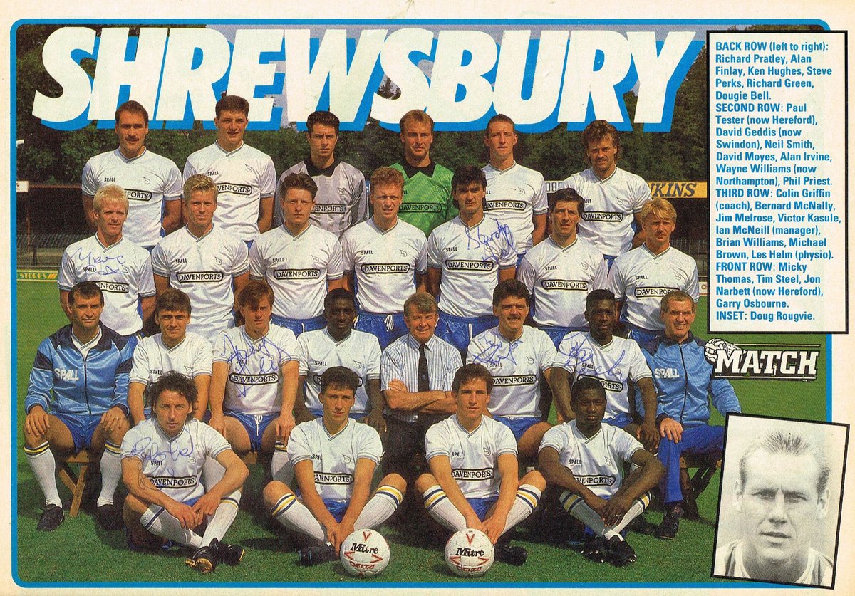 ScotsFootyCards's tweet photo. @bigscotg #ShrewsburyTown #DavidMoyes #AlanIrvine #JimMelrose #VictorKasule #DougRougvie #DougieBell #IanMcNeill #Match 1989-02-04 https://t.co/RF1qv5dlvf