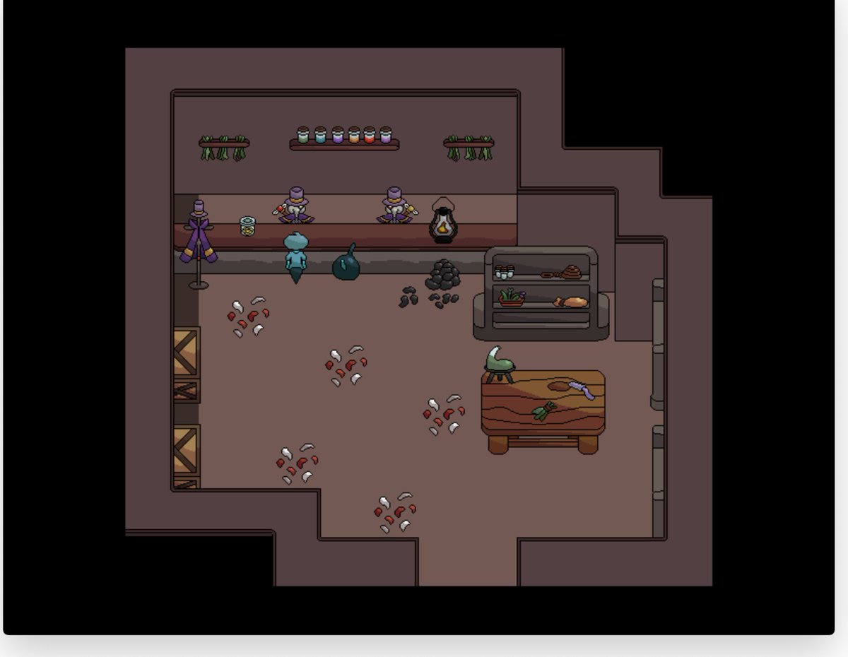 Knightly44's tweet photo. After surviving school, I finally got some more progress done on #Ultionem for #screenshotsaturday!  Here's a little shop and I've even made a new mechanic!  (more details in replies)  #gamedev #rpgmaker #indiedev https://t.co/OLivai6ouC