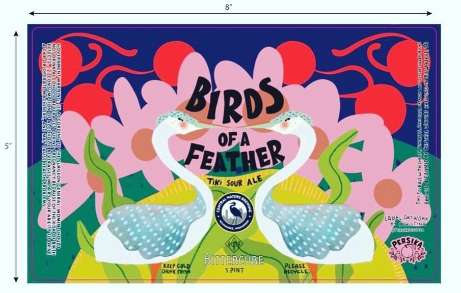 Also dropping on Black Friday is this gem, Birds of a Feather Tiki Sour made with our friends from <a href="/bittercube/">Bittercube</a>! Inspired by many nights at our favorite tiki bars, this beer is inspired by the classic Jungle Bird cocktail. Pineapple, sweet Cherry, Cara Cara Orange. Flock together.