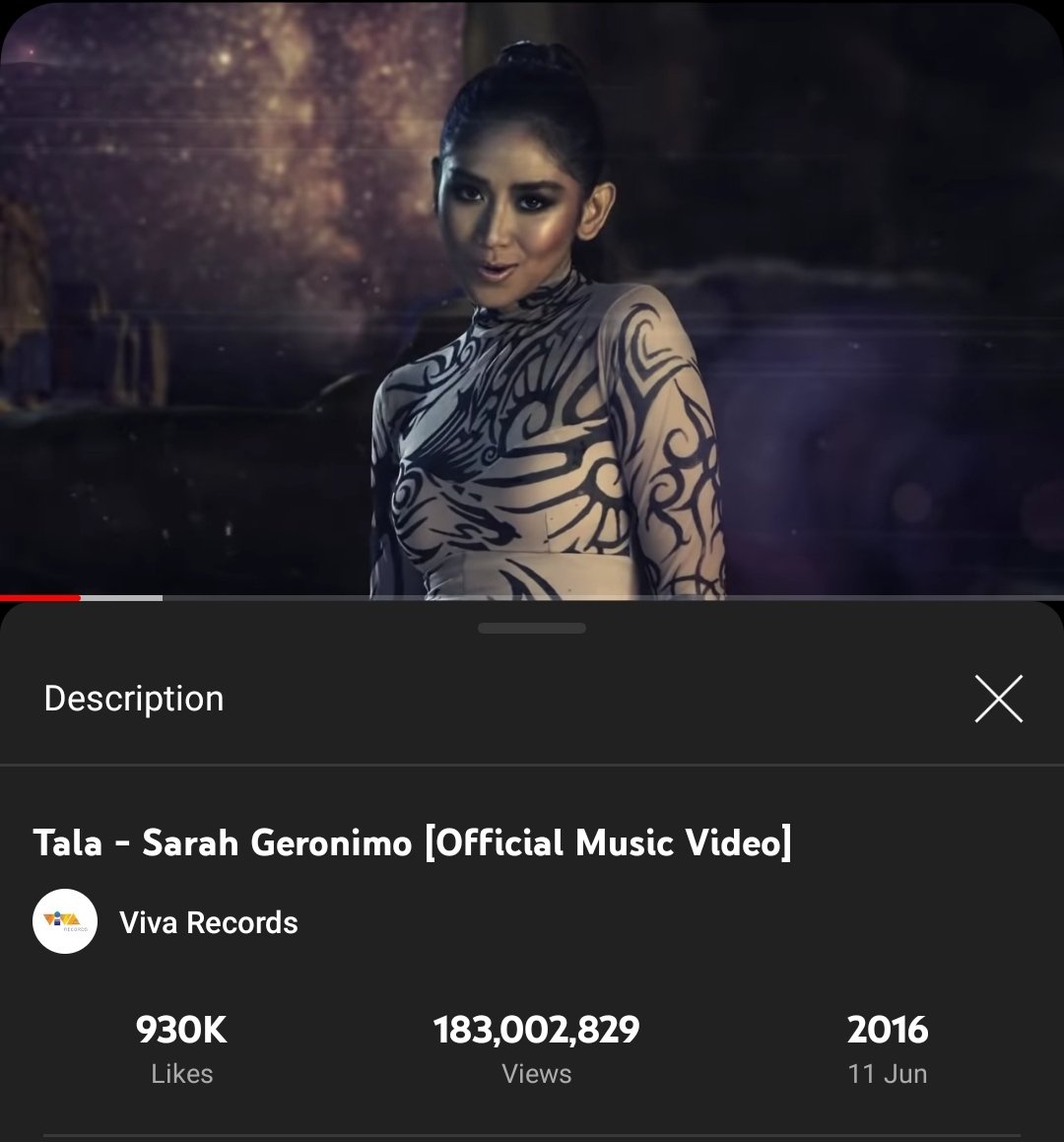 dearugreisback's tweet photo. Happy 183M views TALA! π
@JustSarahG #SarahGeronimo
#TalaNation https://t.co/RAjzYa5OMJ