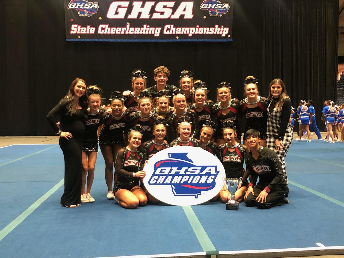 OfficialGHSA's tweet photo. COED | Cheerleading Championship
The Vikings of #Northgate are the 2021 
#COEDCheerleading 📣🏆

@Nfinity     @GPBsports 
@teamip     @NFHSNetwork https://t.co/5jYk4Z7LP4