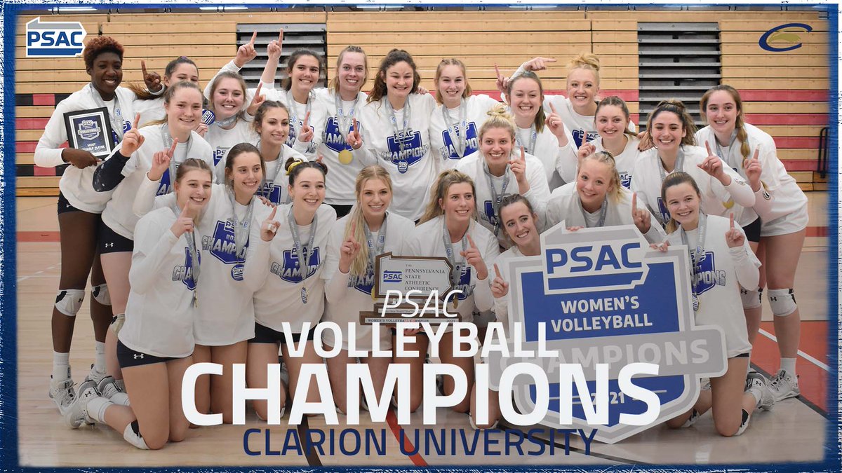 VB: <a href="/ClarionEagles/">Clarion Golden Eagles</a> Earns First #PSACVB🏐 Tournament Championship since 2010! Recap:⬇️

#PSACVB
#PSACChampionship

🔗 - bit.ly/3HFavmi