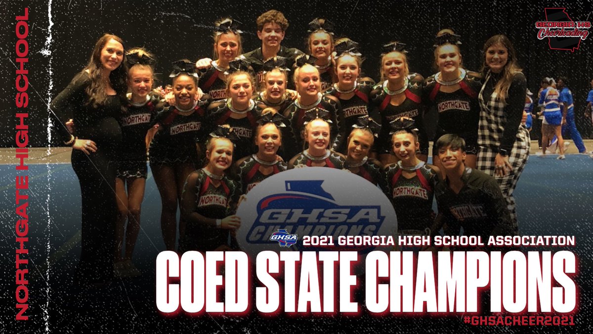 GeorgiaHSCheer's tweet photo. Congratulations Northgate!
🏆 💍 
#ghsacheer2021 https://t.co/nP91AWf8vW
