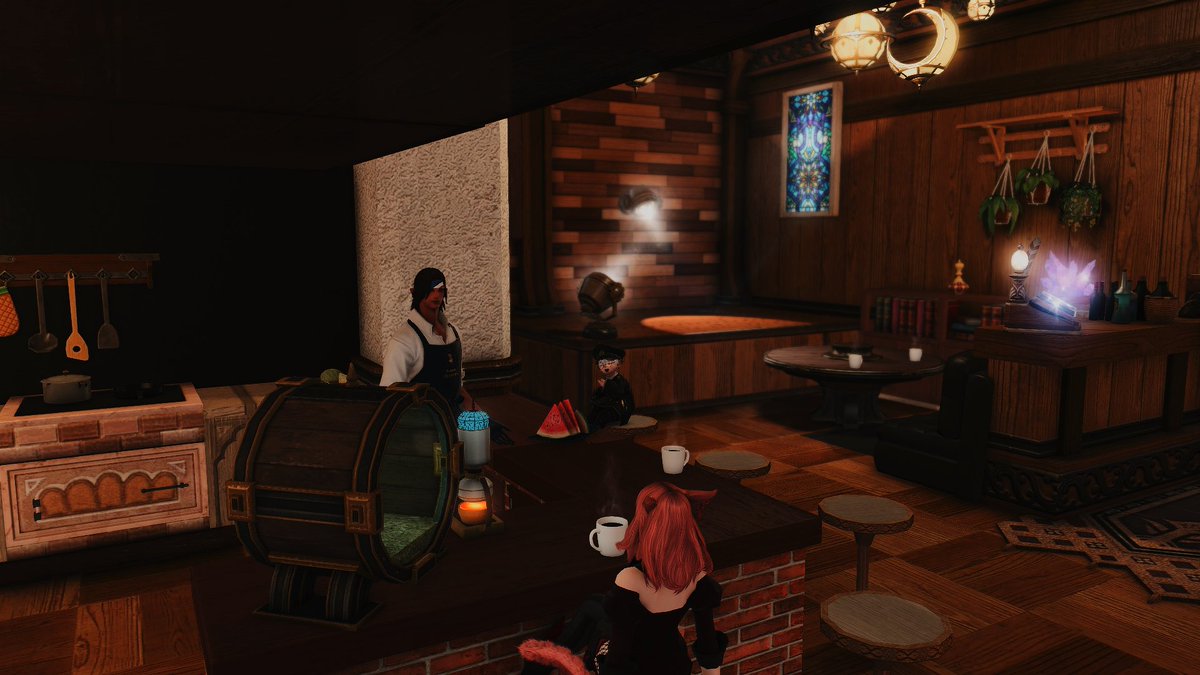 tempmobqaq's tweet photo. Was a bit sleepy so I went to get some coffee
Carbuncle • Topmast • Ward 23 • Room 22
#StarliaFFXIV https://t.co/9iKgVnQRDV