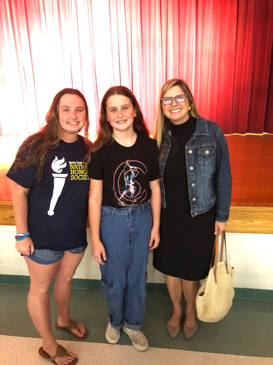 RWainright's tweet photo. This week the introverted Sophie stepped out and sang in the talent show. I didn’t get to see it, but she carried some inspiration with her thru Jennifer, Maris and her @coleswindell concert shirt. https://t.co/AmODuWJbND