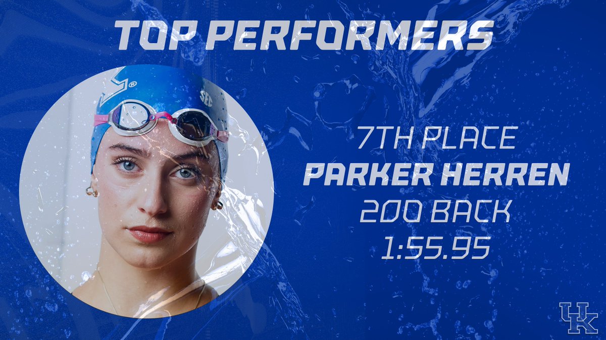 UKSwimDive's tweet photo. They don't call us #BackstrokeU for nothin' 😼

Kentucky takes 🥇, 🥈, 5️⃣ and 7️⃣ in the women's 200 back! https://t.co/VbWxq28qsm