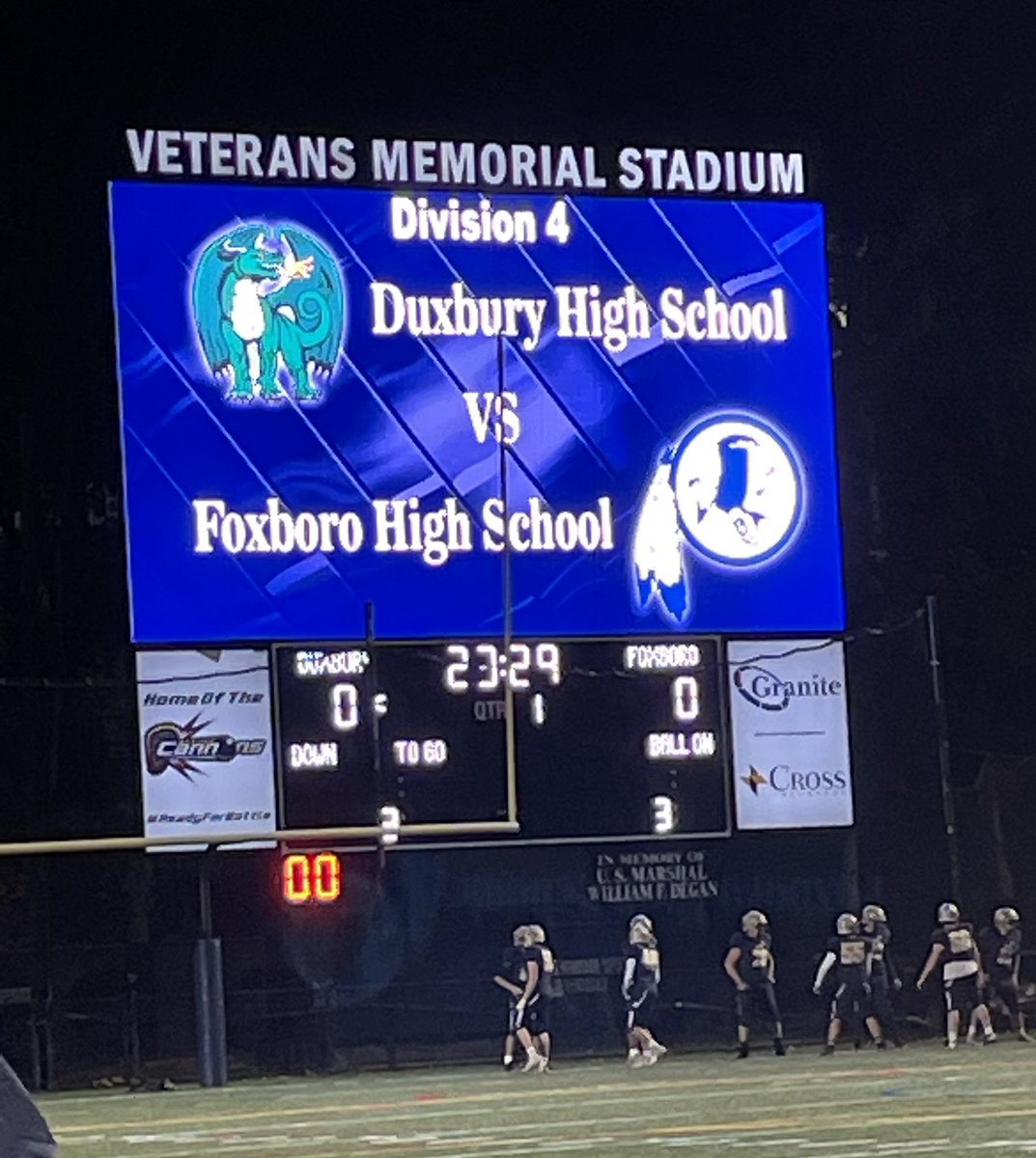 Foxborough Warriors AD tweet media