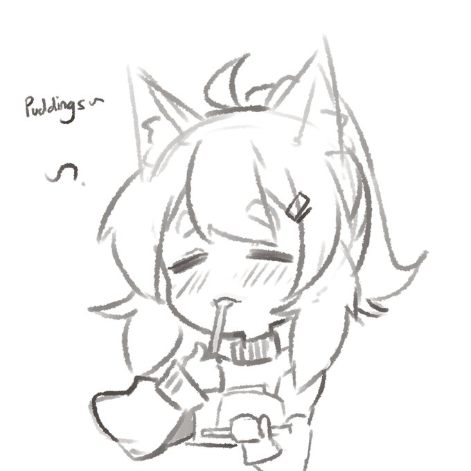 eeeeee thanks guys for those who rts this tweets and to those who just commissioned it.

it already helped me a lot rn~

now she can eat puddings lul 