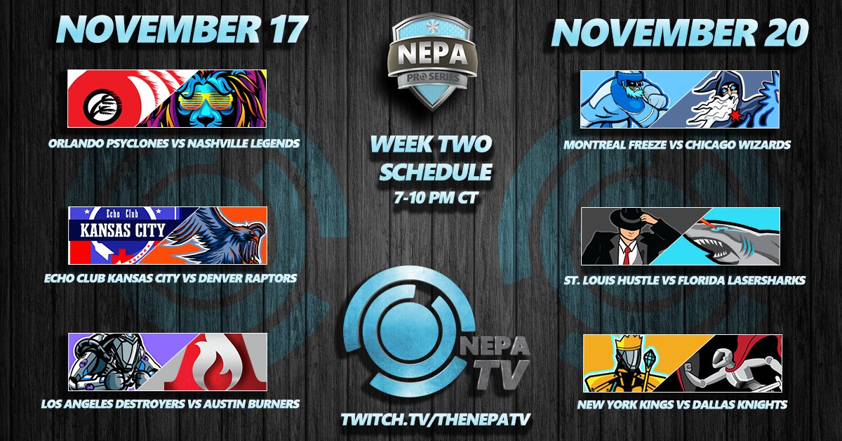 TONIGHT!  We take on the @New_York_Kings! It all starts at 7:00pm CT only on twitch.tv/theNEPAtv
