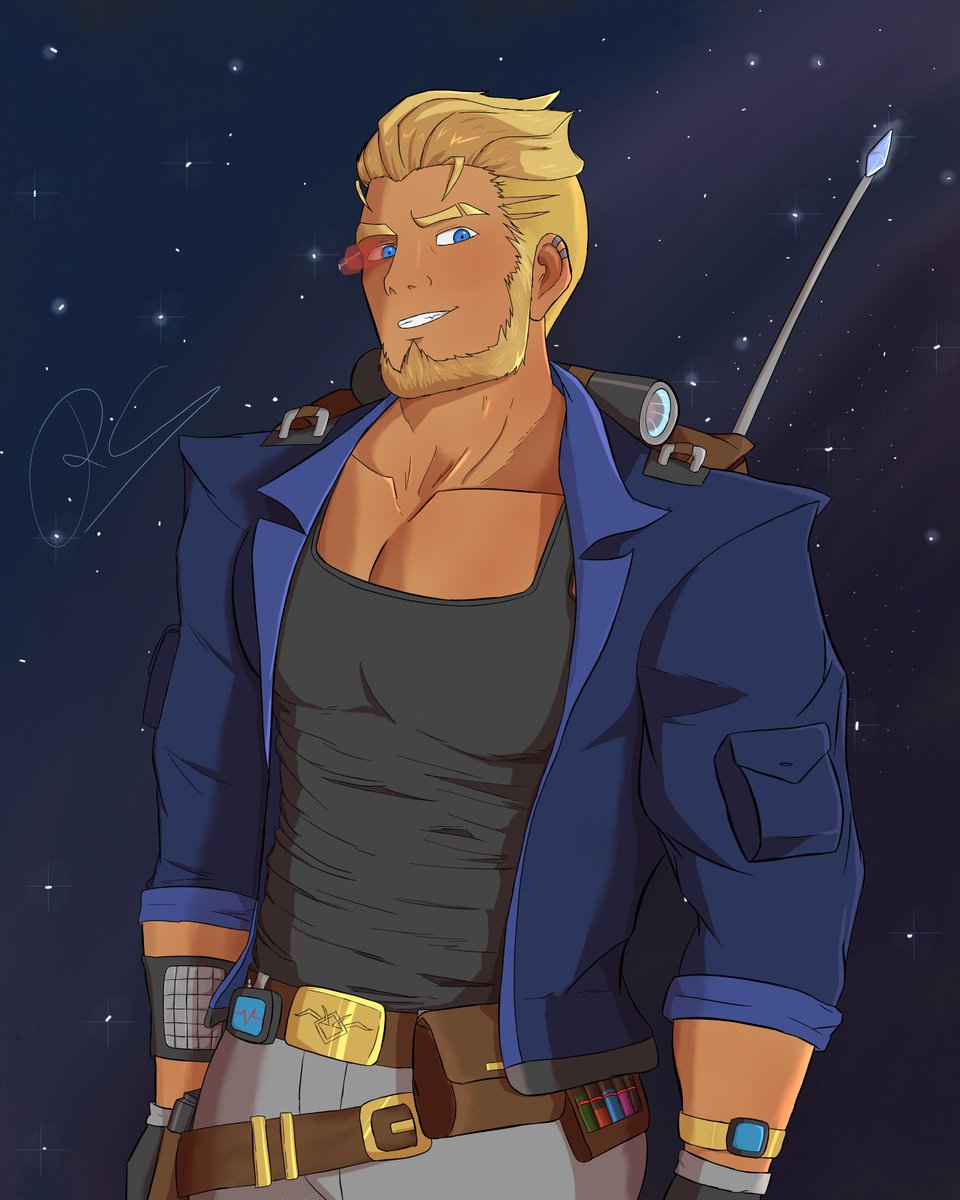 CheeseExploding's tweet photo. A new OC I made. Alden is a spaceship ComTech Engineer.  #digitalart #tabletopgaming #OC #art  #explodingcheeseart #ComTech #Alden https://t.co/21BtPy43SQ