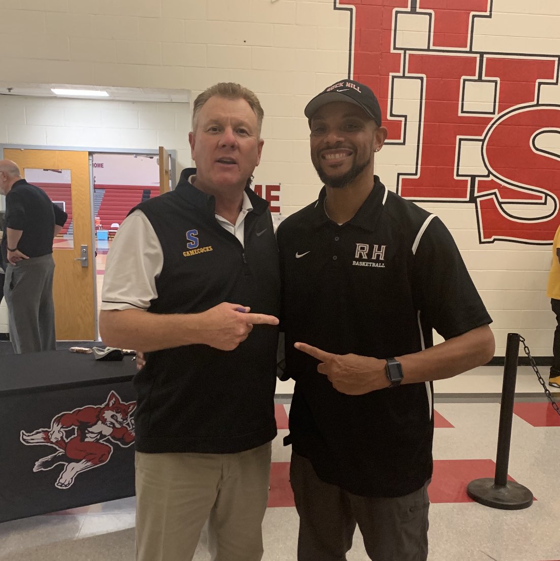 RHHSGirlsBBall's tweet photo. Nothing but ReSpect ✊ We compete but we leave it between the lines. When it’s over it’s over!!! Coach Schaffer &amp; Coach Orr #ReSpect ⁦@SCBCA⁩ https://t.co/mXVX0J9vNm
