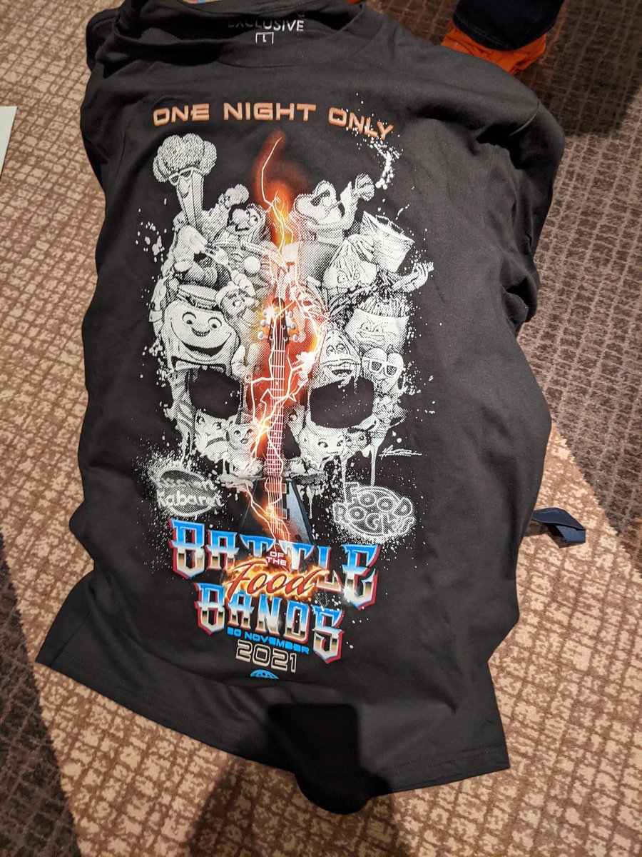 DadsPlanDisney's tweet photo. Why yes, I did buy the t-shirt ... And pin #KitchenKabaret #foodrocks #DestinationD23 https://t.co/vgwmDZqOoN