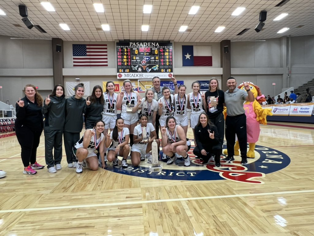 CedarParkGBB's tweet photo. Huge thank you to @TXInvitational for putting on a spectacular tournament. Your team is second to none! #RoadToState https://t.co/e1LC4hhpNH