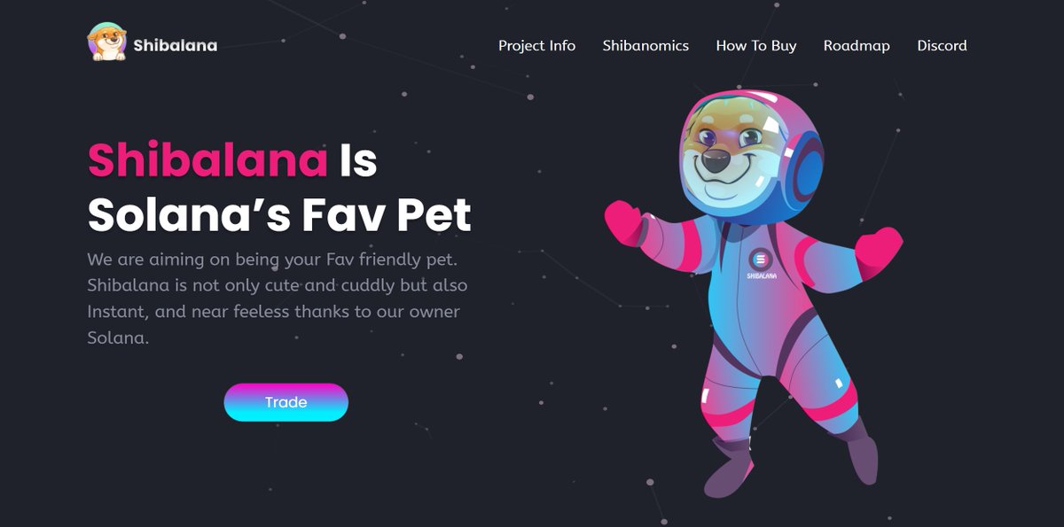 shibalana's tweet photo. Our new and improved website is live: https://t.co/Cy6E85P7fx
Read our Shibapaper: https://t.co/UumVI76NL0

To Celebrate, we want to #Giveway 100,000 $SHIBA to 10 Lucky PPL

Rules:
1⃣Like, RT &amp; Comment your favorite part of the website
2⃣Join Discord
$SHIBA $SOL #MEMECOIN #SOLANA https://t.co/lByBCp9kbB