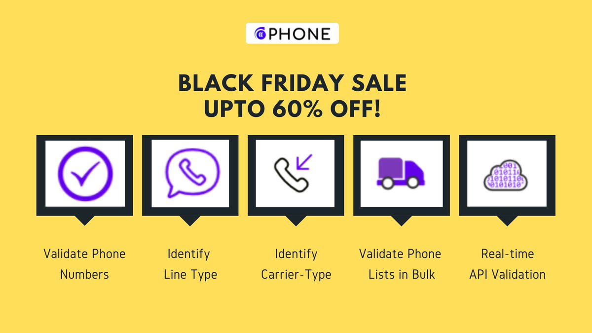 ClearoutPhone's tweet photo. ClearoutPhone Black Friday Sale will Be Live In A Few Hours!
Register here to unveil the discounts that go upto 60% - https://t.co/EipaEYESQu
Join us on live chat to know more- https://t.co/h3uTCASV6t
#bfcm #blackfridaysale #saassales #saasmarketing #phonevalidation https://t.co/1BH37P3FAE
