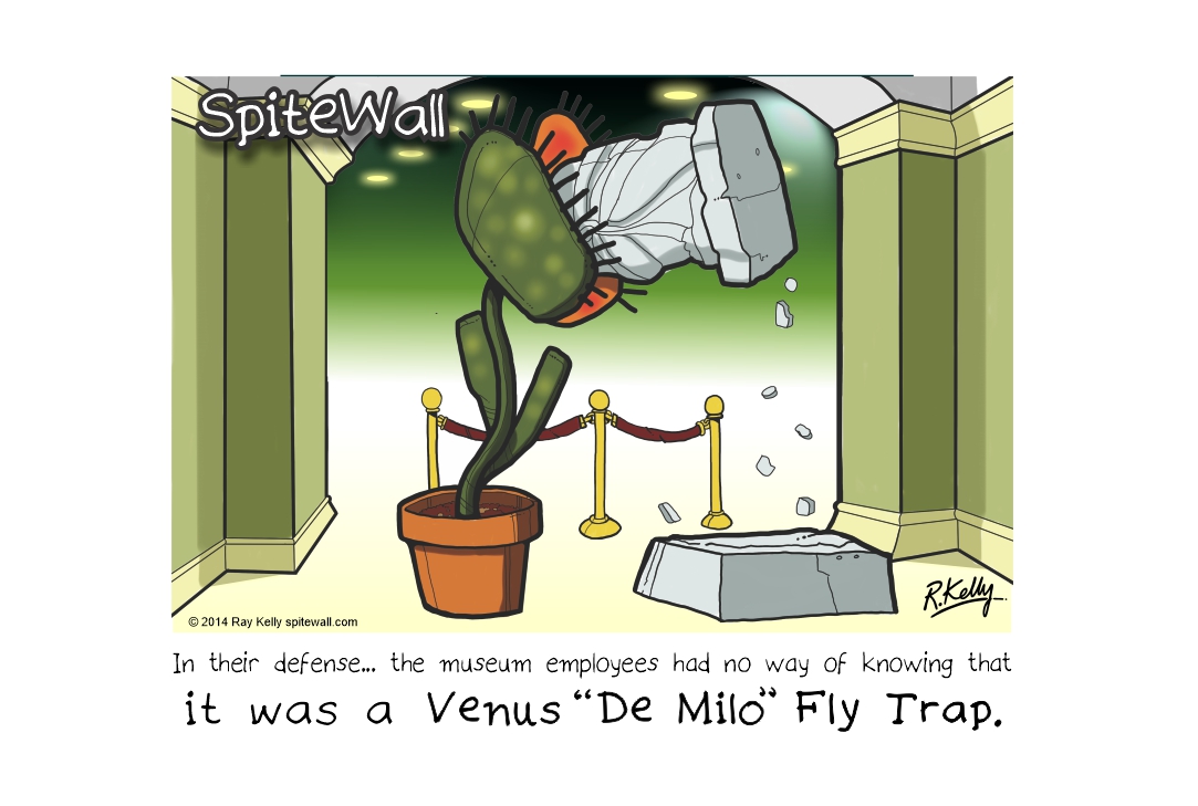 spitewall's tweet photo. No fair... she's un-armed #venusdemilo #famoussculpture #noarms #venusflytrap #exoticplants #museumworker https://t.co/mgj88YzBXu