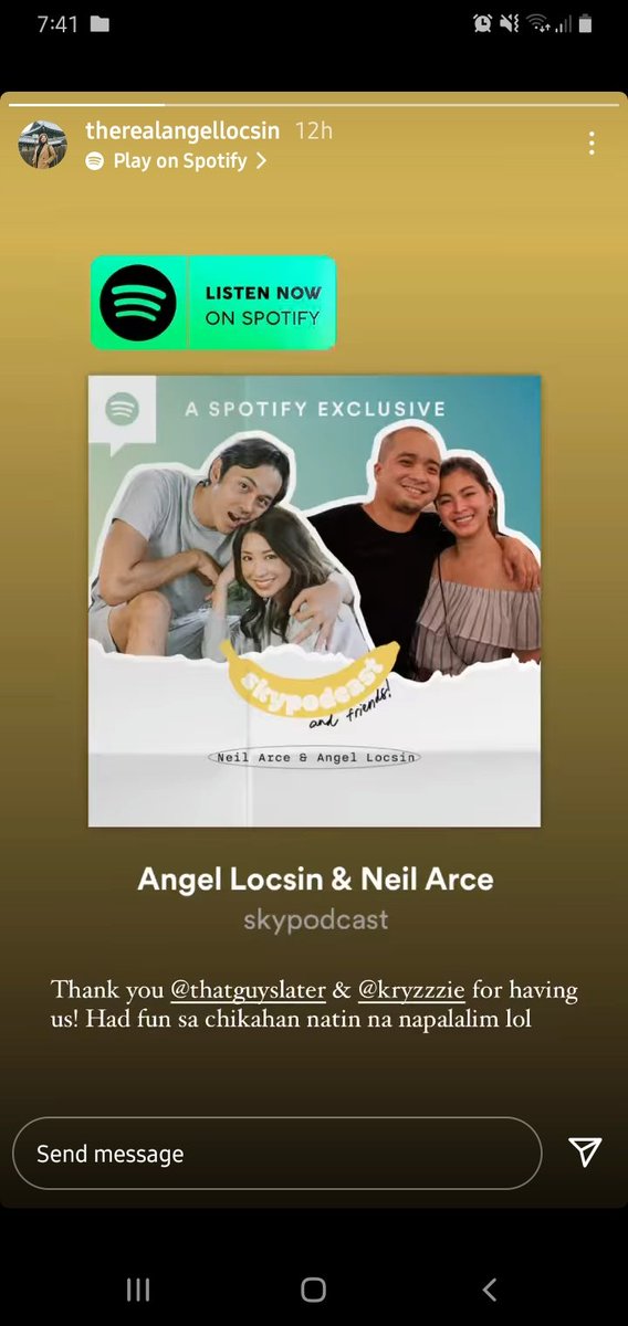 myhaldarna's tweet photo. LISTEN NOW ON SPOTIFY!

Link: https://t.co/Jkc2biiQZS

@143redangel
#AngelLocsin #LoveAngelLocsin #NeilGel https://t.co/MpNYpFKebU