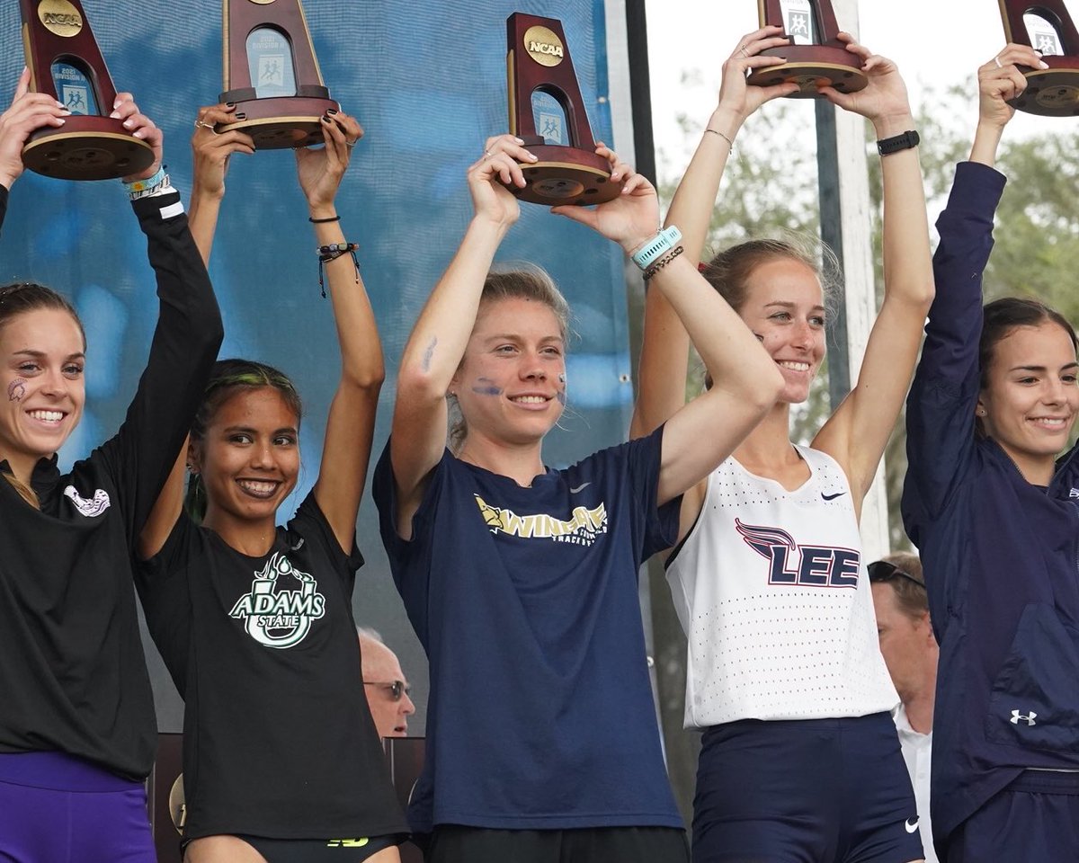 WU_Bulldogs's tweet image. A program-record 5th-place finish &amp;amp; a pair of All-Americans for @Wingate_XCTF !! 

Orrock finished 5th in the nation! 

Schierl &amp;amp; Rebollo added top-45 showings for the Bulldogs! 

#OneDog