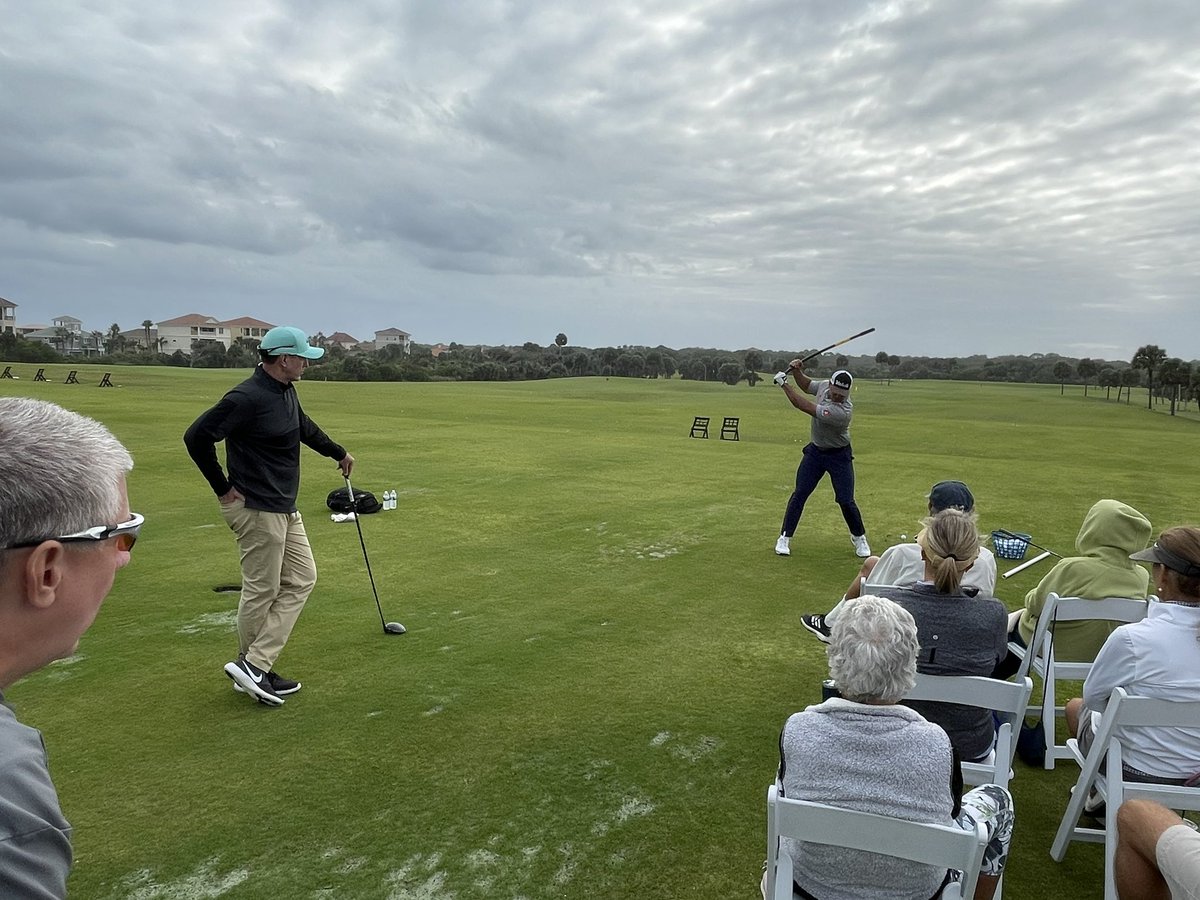 Great clinic today at Hammock Beach Resort. Justin James, 2017 Long Drive Champion assisted. 150 club head speed <a href="/Troon/">Troon</a>