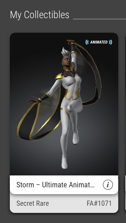 Finally got my first <a href="/veve_official/">VeVe | Digital Collectibles</a> Blind Box Drop and pulled a Secret Rare Storm! #veve #xmen <a href="/Marvel/">Marvel Entertainment</a>

 $50 -> $1,900 in a few hours🚀