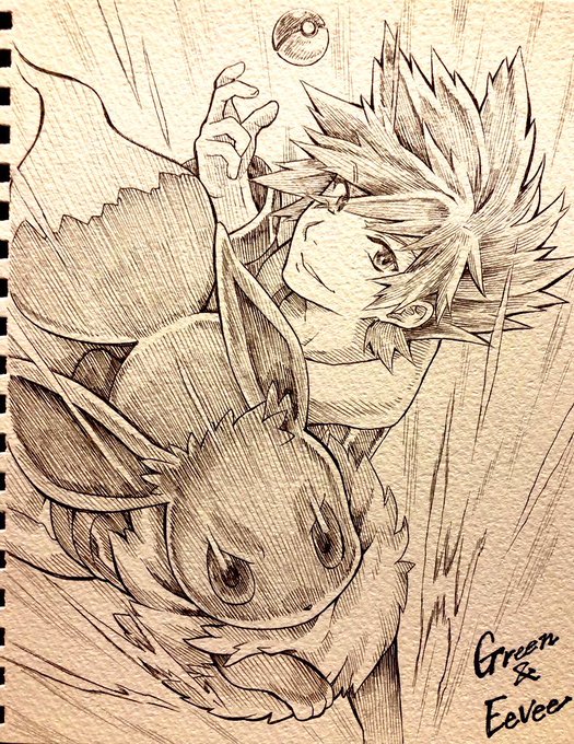 #イーブイの日

グリーンとイーブイの組み合わせがすきです✨ 
