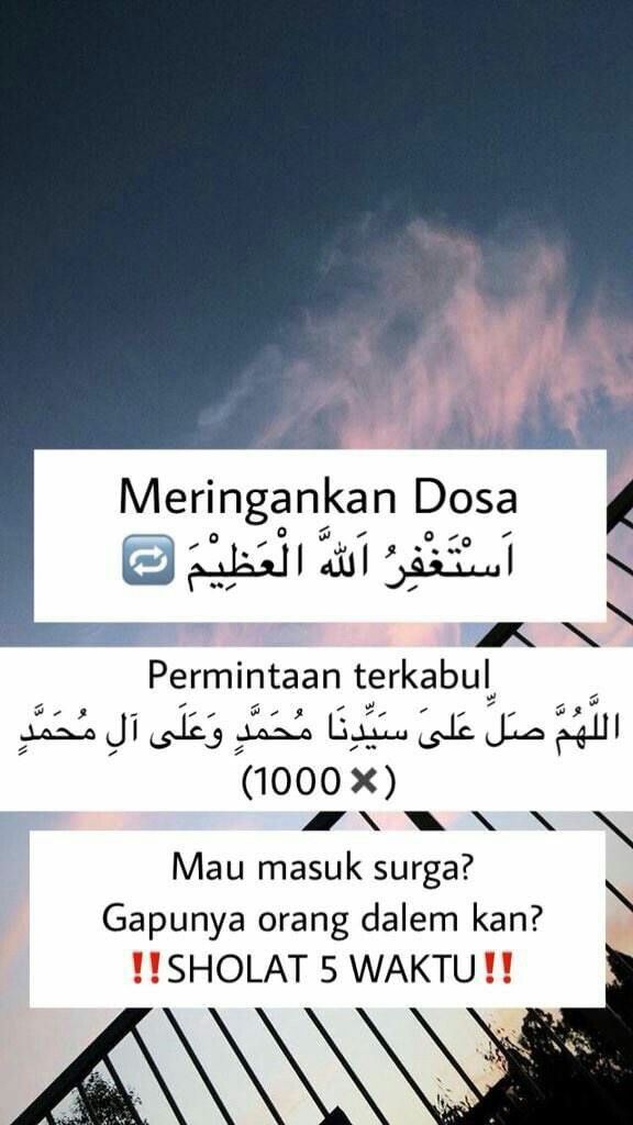 79+ Wallpaper Kata Kata Jangan Lupa Sholat Pictures - MyWeb