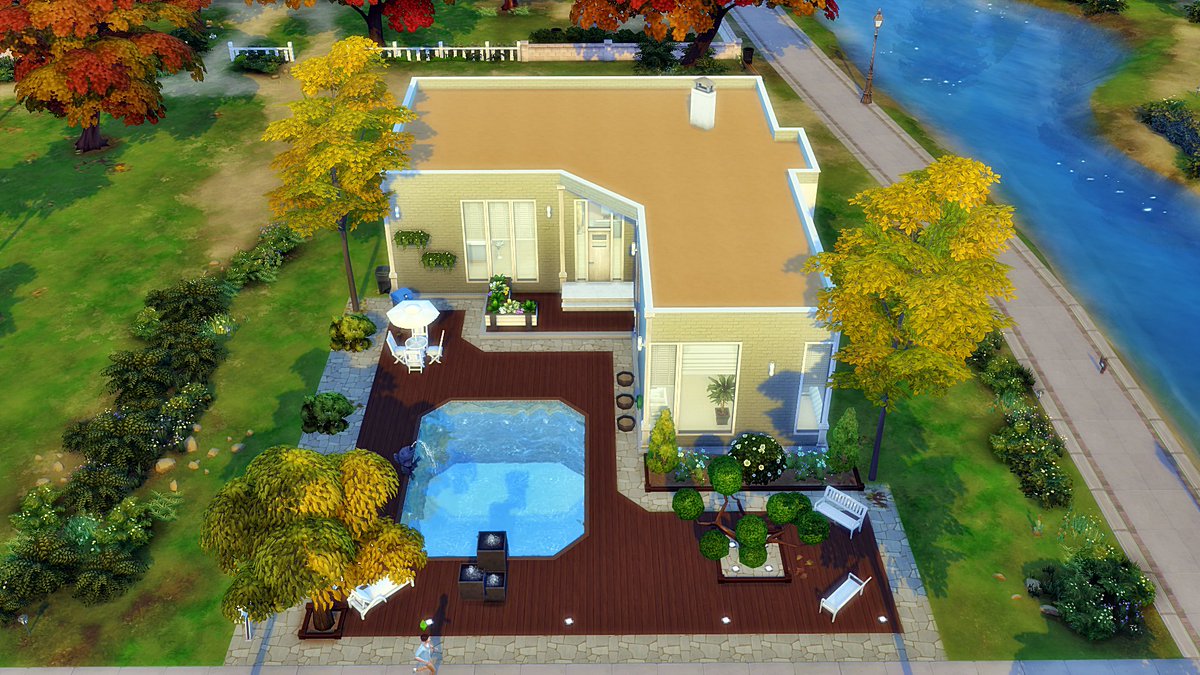 merciestelle's tweet photo. Voici la moderne basique, maison réalisée avec juste le jeu de base et sans cc. #ShowUsYourBuild #thesims #sims4 #sims #sims4crèation #simscrèation @SimsCreatorsCom @LuniverSims
#sims4build #sims4construction #nocc #basegames https://t.co/JbRMrWcHTn