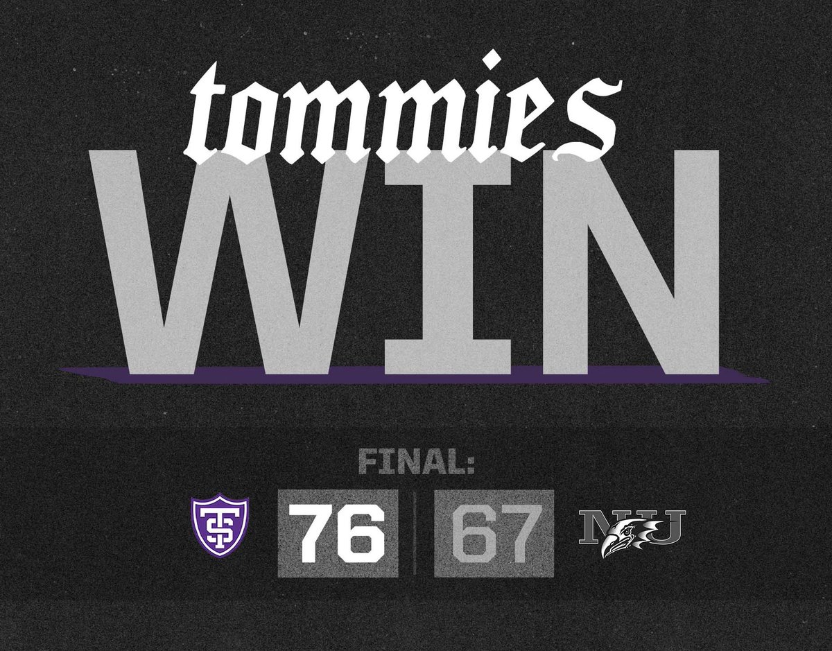 TommieMBBall's tweet photo. Tommies WIN with a performance that exemplified U.S.S.T. Unselfish, Smart, Skilled, Tough. 13 made 3’s and only 4 turnovers. Roll Toms! https://t.co/r1SGmRQa65