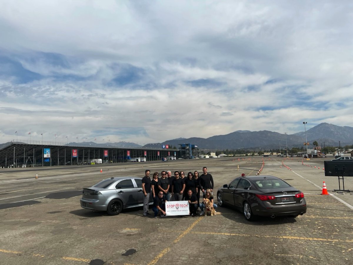 StopPursuits's tweet photo. The future of ending police pursuits safely is here! Tune in to your local news Chanels @ 5pm, 6pm, 8pm and 11pm PST. #StopTech https://t.co/HMeOTg6Gfw