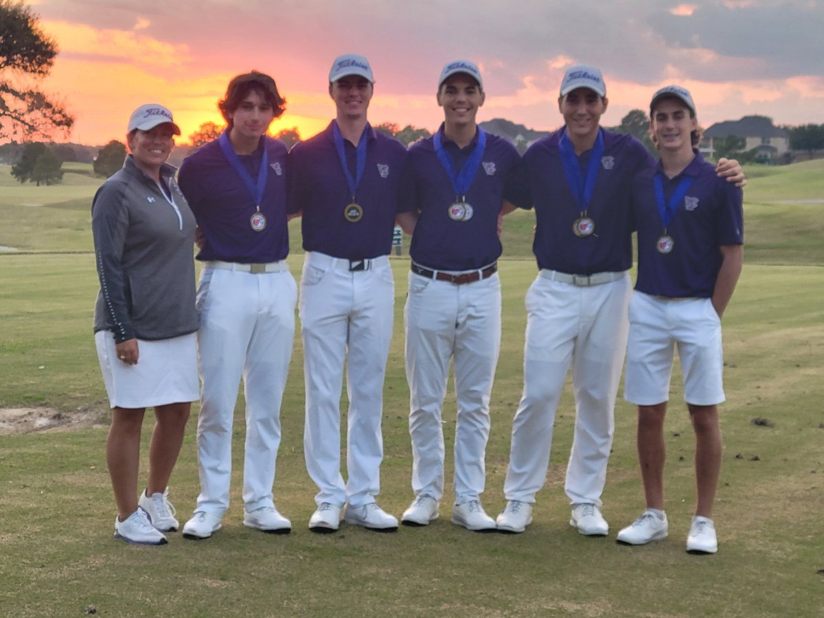 KleinCain_Golf's tweet photo. Congratulations to our Varsity A Team Boys for the win today! 🏆 They beat their team 36 hole scoring record AGAIN by 1 stroke shooting 298-295-593! 🏌‍♂️

#ReignCain @CAIN_ATHLETICS @KleinCain https://t.co/cLJTlfk61o