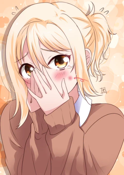 目立つ所に特大ニキビができちゃって恥ずかしい愛さん('ω`)再 