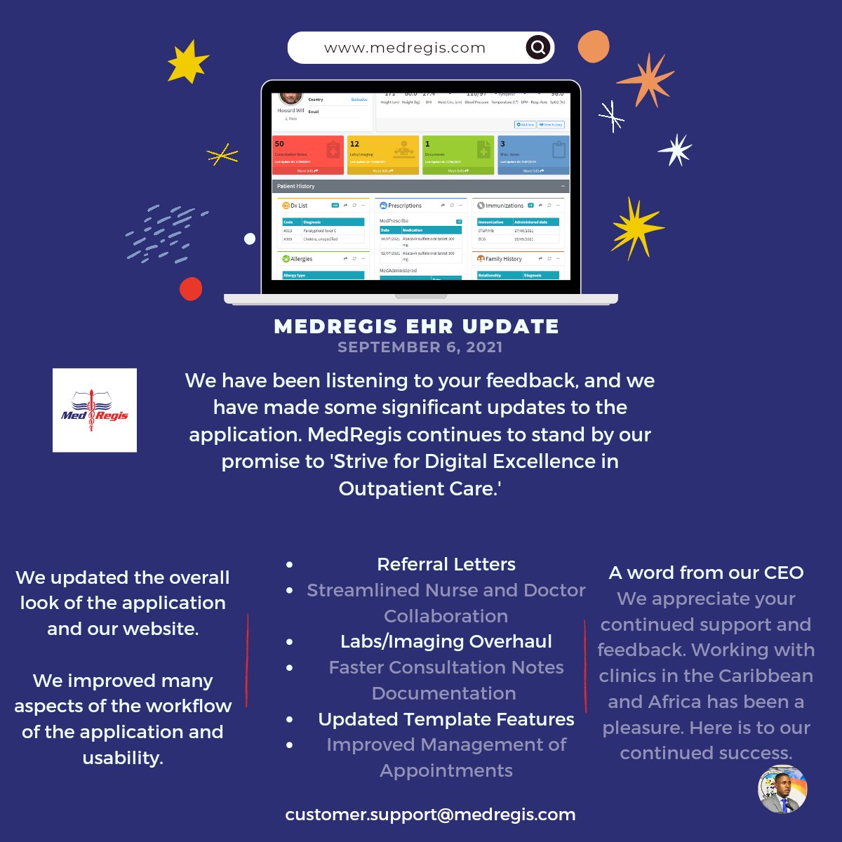 MedRegis's tweet photo. September, October and November Newsletters. Stay tuned for December as we have a big update to announce that is coming soon. https://t.co/NYx1VDhf2T