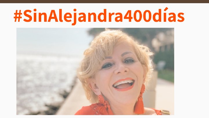 LapX35's tweet photo. @acastilloDC @ArturoZaldivarL Hoy ALEJANDRA GUADALUPE CUEVAS MORÁN cumple 400 días en Prisión siendo Inocente!!! #SinAlejandra400días  JUSTICIA YA!!!!! #LibertadParaAlejandra https://t.co/lroqahyuaV