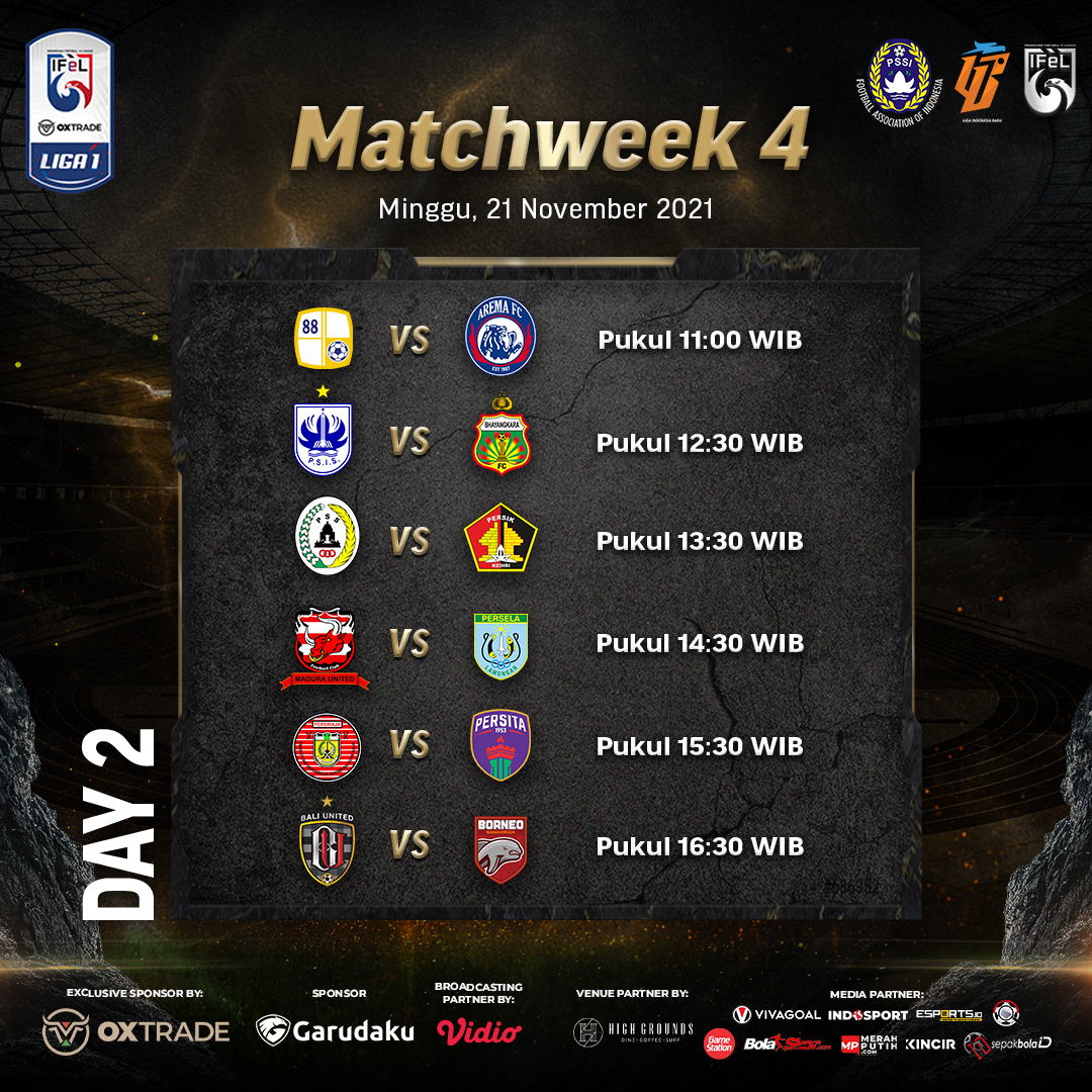 vidio's tweet photo. Hari kedua dari Matchweek 4 #IFELID akan tayang dalam 30 menit lagi! Jangan sampai ketinggalan keseuannya 😆
Jangan lupa juga buat ikutan #VidioGamez karena ada hadiah tambahan berupa Voucher Premier 😍
👉 https://t.co/1TjeTzgfbZ
#SemuaAdaDiVidio #eSports https://t.co/7f0C15yFU1