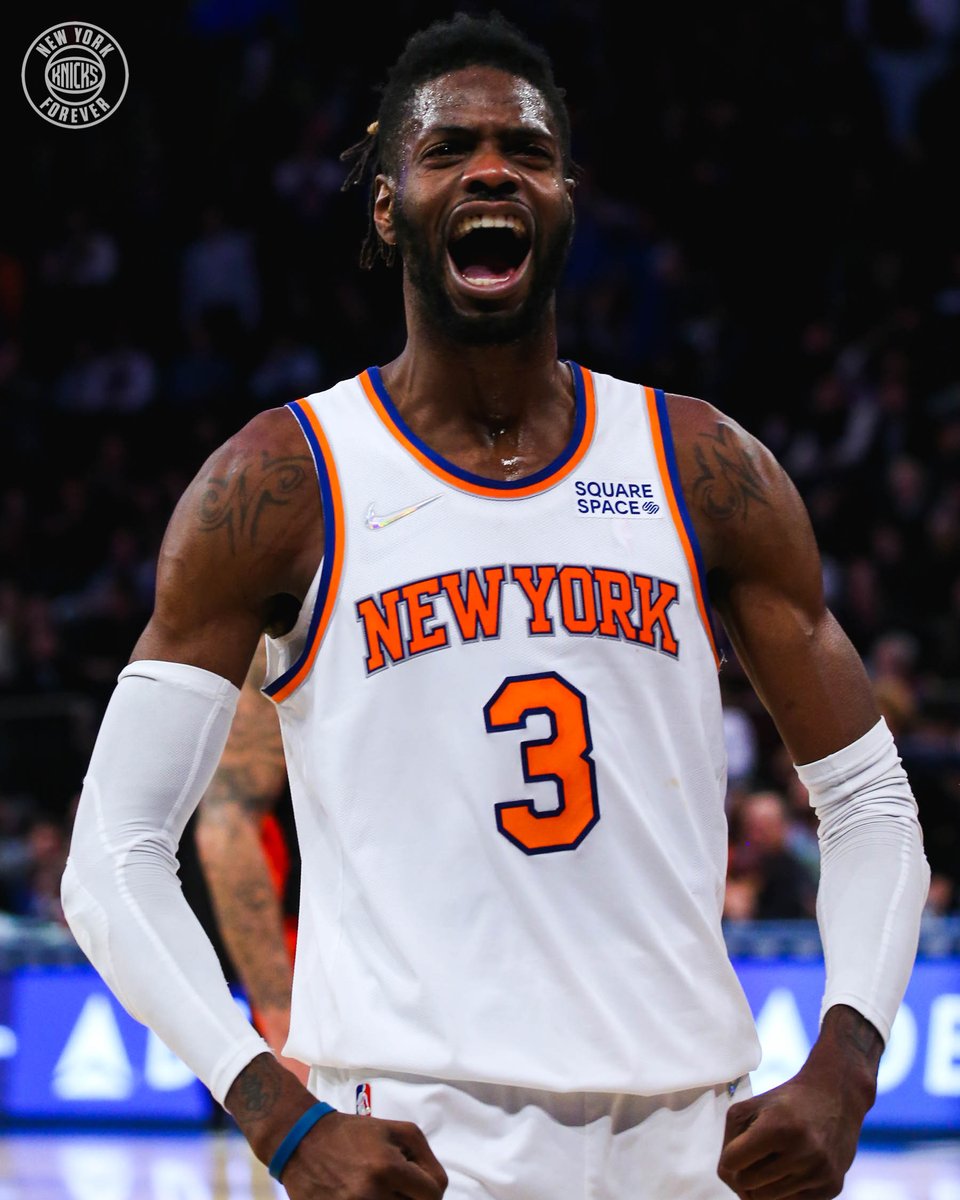 nyknicks's tweet photo. Gave it all he got. 

Great seeing Nerlens back 🔒 https://t.co/HhZrMFCLon