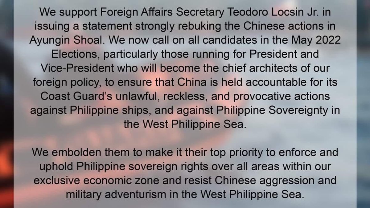 BrujaDelDemonio's tweet photo. @inquirerdotnet @FMangosingINQ Republic of Iloilo City condemns Chinese bullying of Philippine supply ships in Ayungin Shoal. https://t.co/X02CRvAhRK