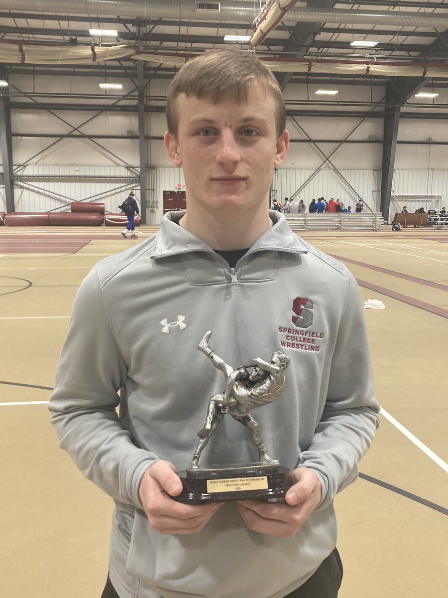 SCPride_Wrestle's tweet photo. Doug Parker 2k21 in the books!

First year, Jacob Deguire had an impressive debut by earning five falls to earn the most pins award!

Chris Trelli, runner-up at 141lbs
Chase Parrott, 4th at 149lbs
Jacob Harry, 4th at 165lbs 

#WinTheMoment 🔻@SC_Pride https://t.co/3finUuBi9k