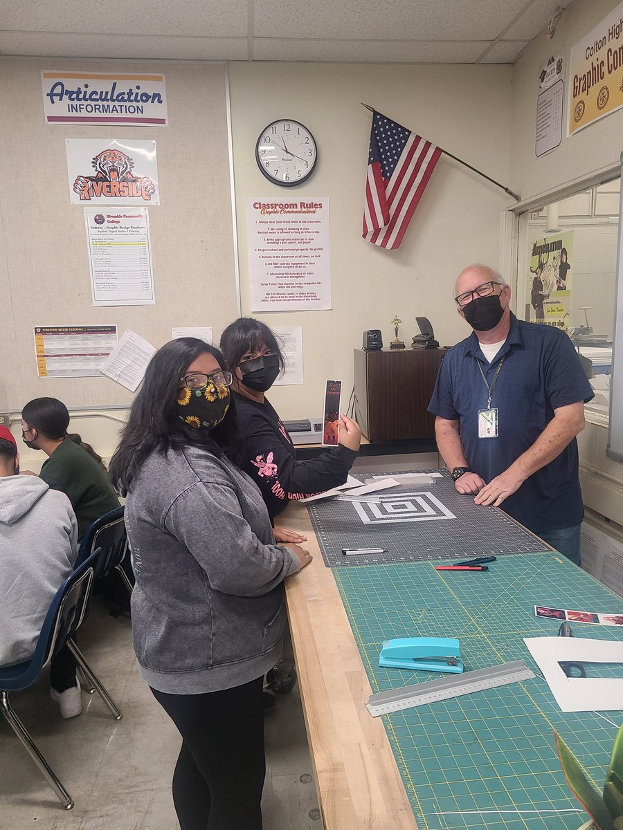 GRAPHIC COMMUNICATIONS students are engaged, laminating bookmarks they designed and printed . <a href="/CHSJackets_/">Colton High School</a>
<a href="/CRYROP/">CRYROP</a>
<a href="/CHSPrintmaster/">Mr. Wurz</a>