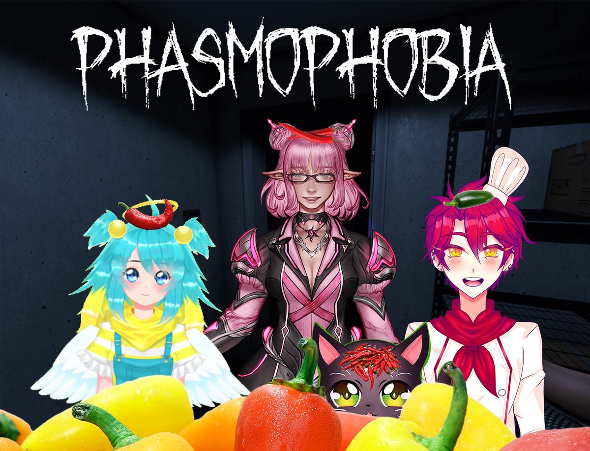 Spicy Phasmo! Each time we die we eat something spicy. This charity stream is on FIRE! BIG thanks to <a href="/mass_velocity/">massXvelocity</a> <a href="/Minnieful1/">Minnieful the lowest ranking angel 🩵🪽</a> and <a href="/BlazeVtuber/">🔪Blaze🔪</a> for participating in the HOT part of charity stream