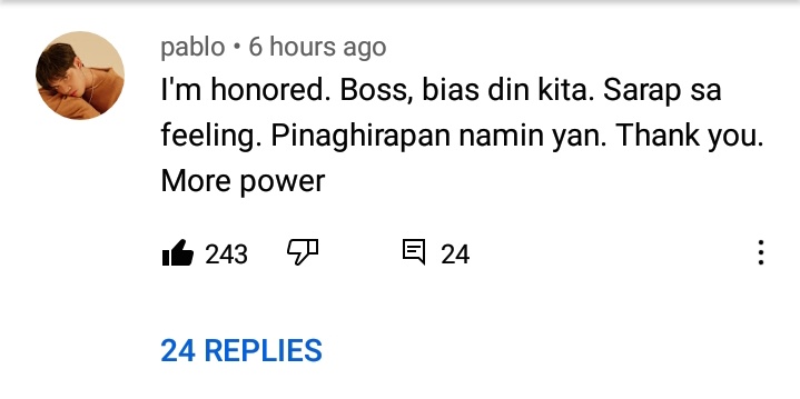 CharmanderNiJah's tweet photo. Nagcomment yung pinunso😳😳 Dumaan to sa yt ko nung nakaraan pero hindi ko pinanood kase ang haba (antamad ko talaga haha) mapanood nga ngayon.

@SB19Official #SB19 https://t.co/FofW1rYWZ7