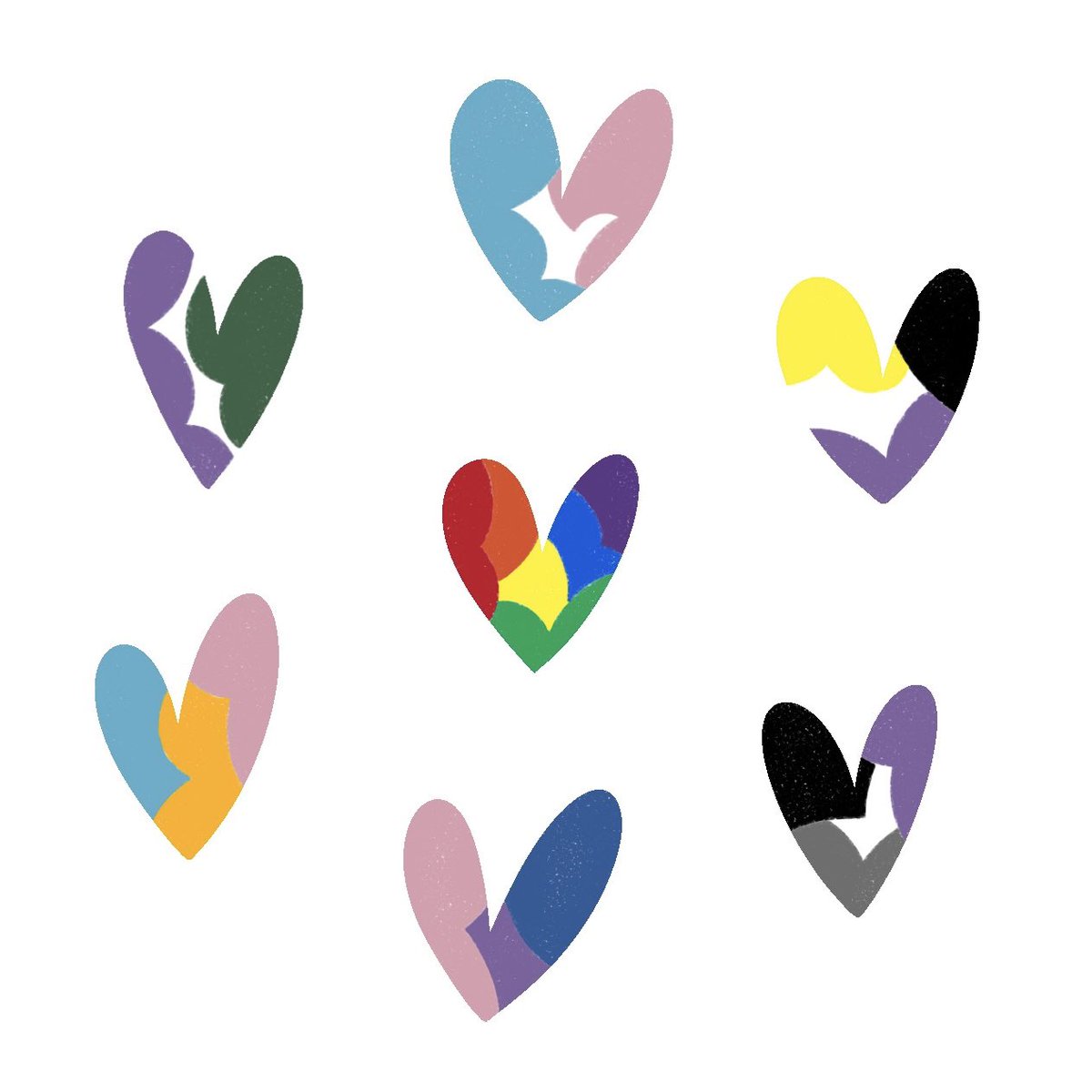 Different colours of love ❤️🧡💛💚💙💜 예약 문의는 편하게 dm주세요! #타투 #타투이벤트