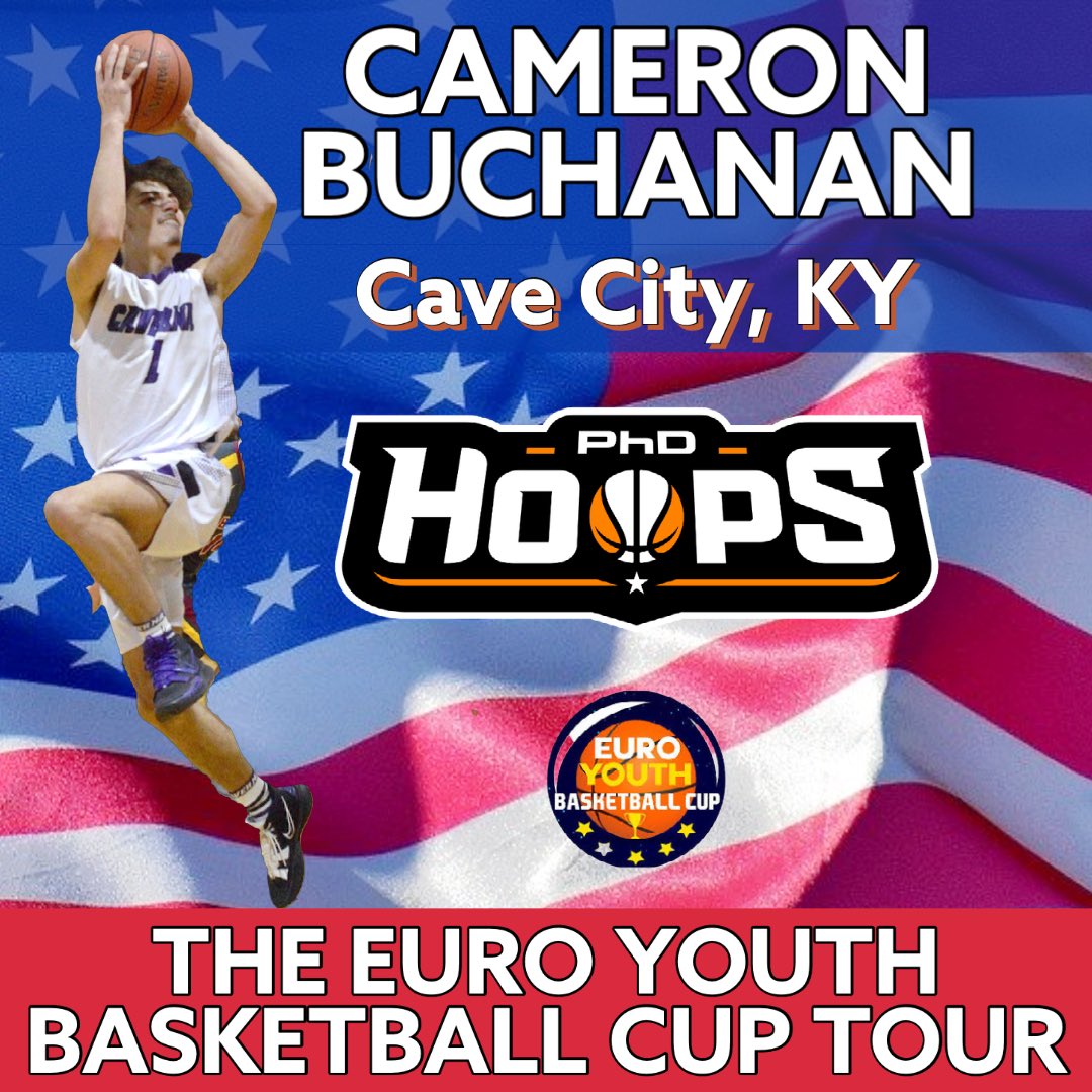 PhDHoops's tweet photo. Multi-sport star athlete, Cameron Buchanan (KY), has joined PhD Hoops to represent the 🇺🇸 internationally next June! #SpainBound ✈️🏀 https://t.co/IAsvRfSe5Q