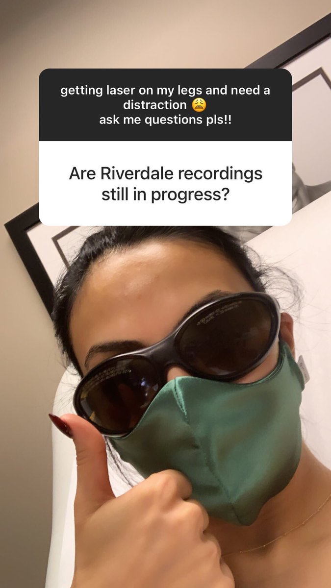 camicmendesbr's tweet photo. “as gravações de riverdale estão ainda acontecendo?” 

📷 Camila Mendes via Instagram Stories. https://t.co/OZsZLgJy9b